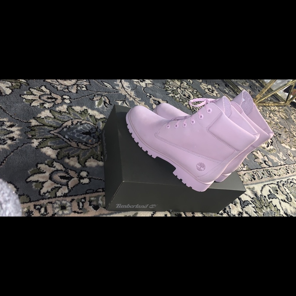 Pink timbaland boots - Picture 2 of 2